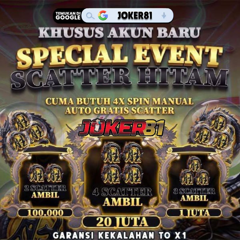 JOKER81: Maxwin Hari ini Garansi Kemenangan 100 Slot Gacor Terbaik